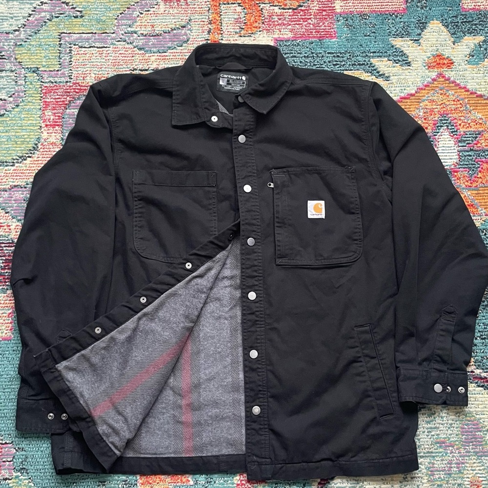 Carhartt Black Jacket/Shacket - Large relaxed fit